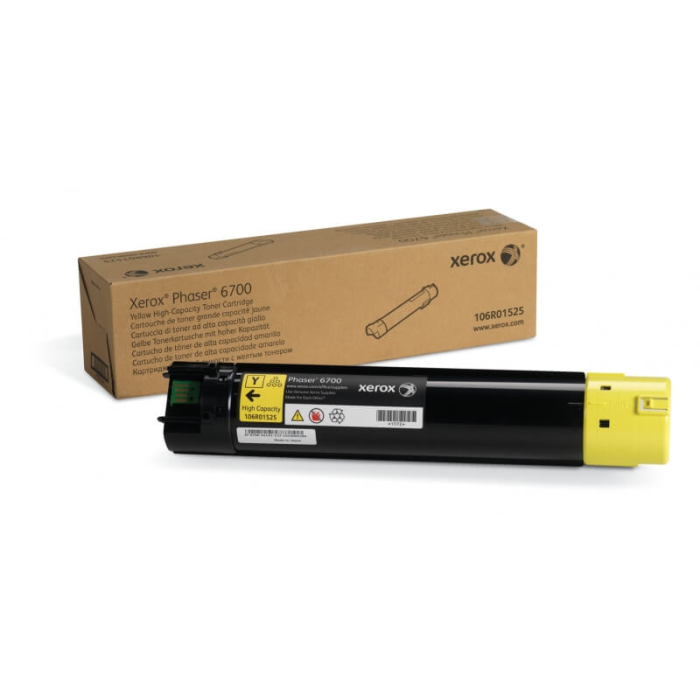 Xerox toner high capacity yellow12k copies for phaser 6700