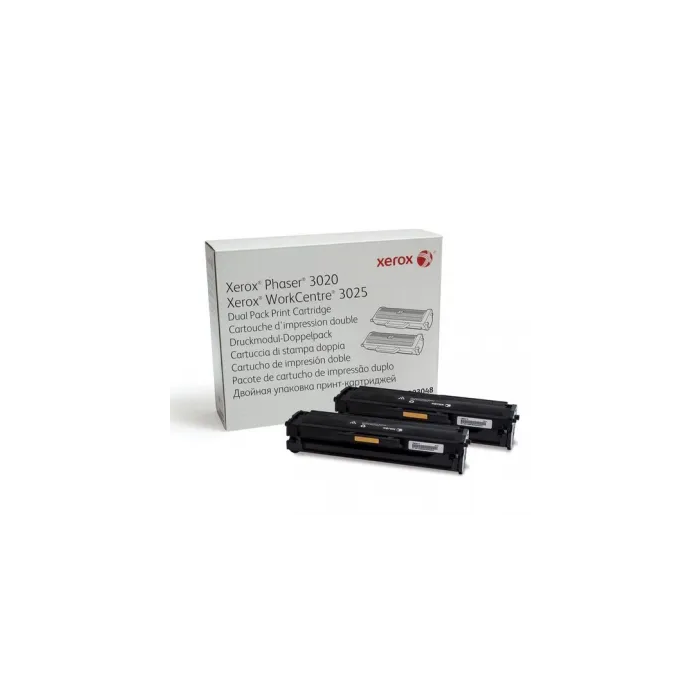 Xerox Toner, P3020 / WC3025, dual 2 * 1.5k, black