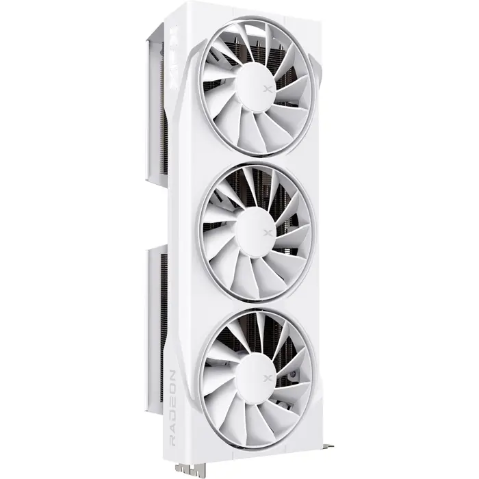 XFX Radeon RX 9070 XT Swift, graphics card white, RDNA4, GDDR6, 3x DisplayPort, 1x HDMI 2.1