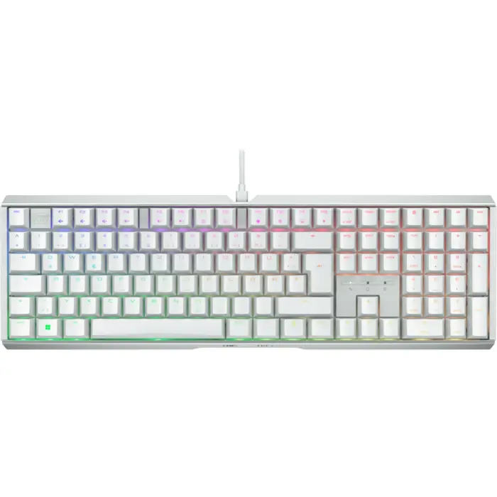 XTRFY MX 3.1 (white/silver, DE layout, Cherry MX2A Red)