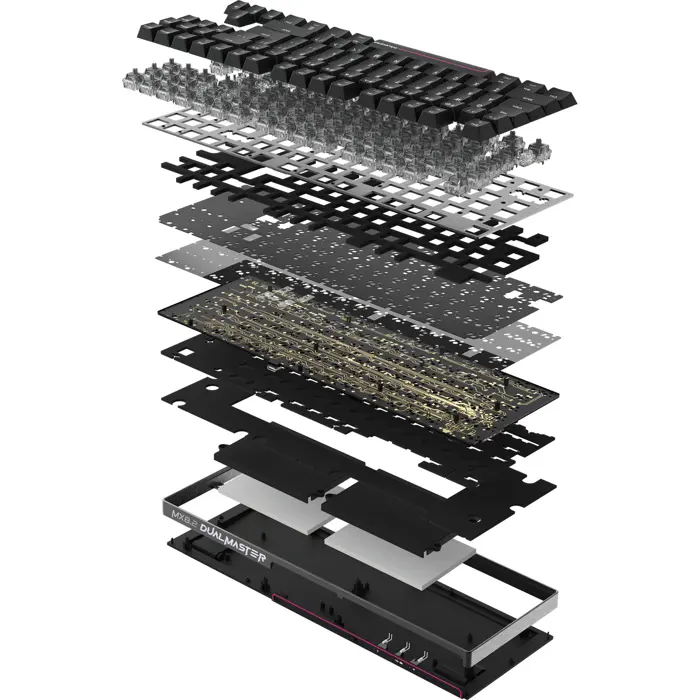 XTRFY MX 8.2 Pro TMR Wireless (black, DE layout, Cherry MK Crystal)