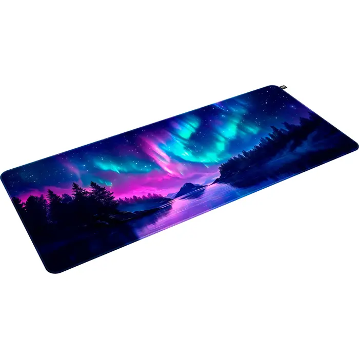 XTRFY Northern Light Bundle (multicolored, DE layout, Cherry MX Northern Light, K5V2 keyboard + GP6 mouse pad)