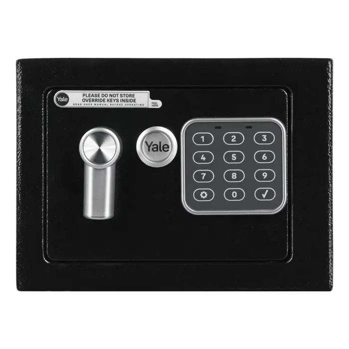 Yale YSV/170/DB2 Free Standing Safe 3.8 l Steel Black