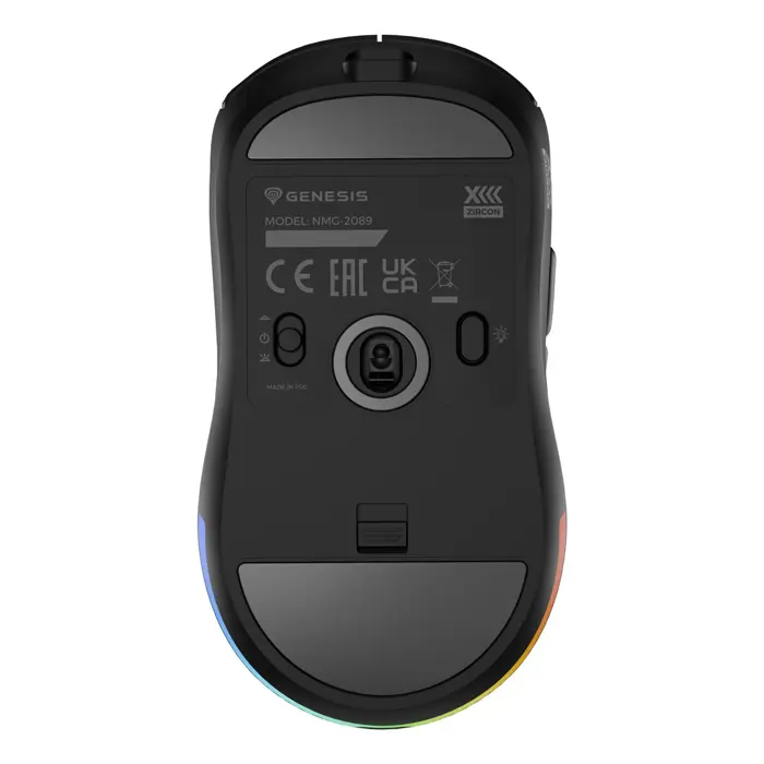 Zircon XIII Custom | Wireless | Gaming Mouse | 2.4 GHz, USB | Black