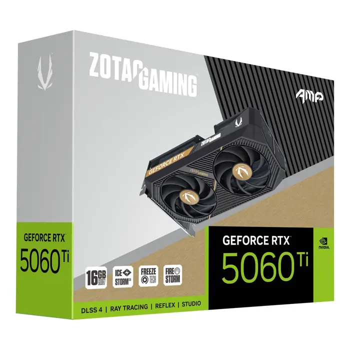 Zotac GAMING GeForce RTX 5060 Ti AMP NVIDIA 16 GB GDDR7