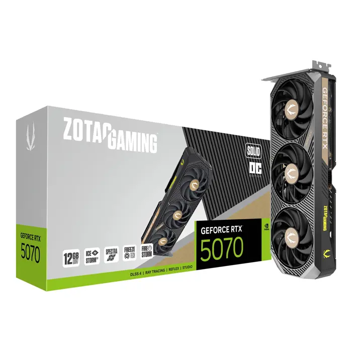 Zotac GAMING GeForce RTX 5070 SOLID OC NVIDIA 12 GB GDDR7