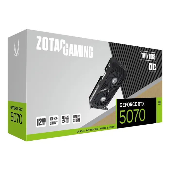 ZOTAC GAMING GeForce RTX 5070 Twin Edge OC 12GB